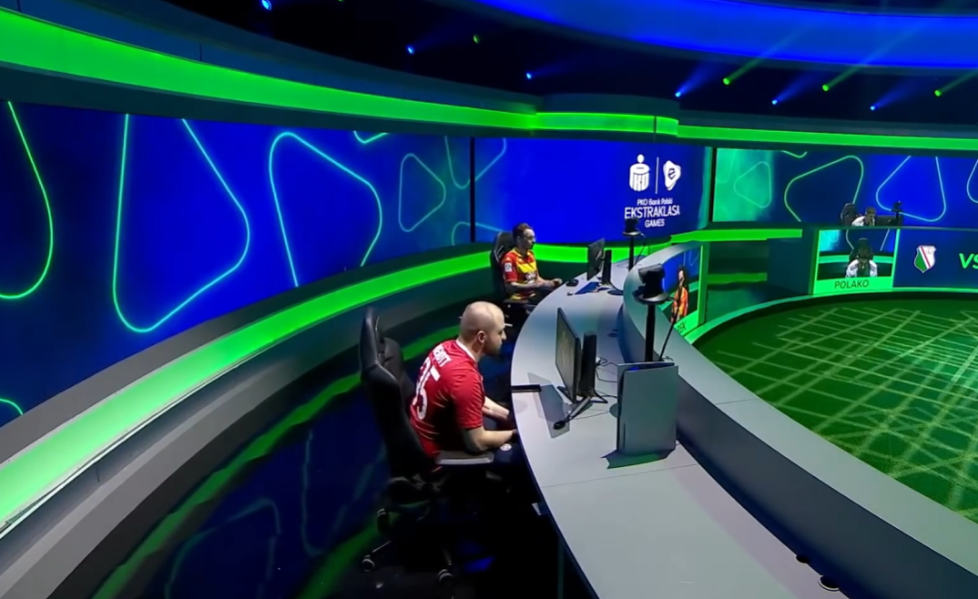 bejott na scenie PKO BP Ekstraklasa Games